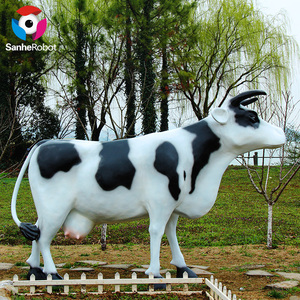 Vita come simulazione realistica fattoria animale animale mucca bovini Yak bufalo per Zoo museo parco divertimenti Animatronic modello per vendere - Product Image 3