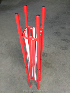 正方形の折りたたみ式金属鉄道路建設作業員保護安全バリア - Product Image 5