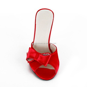 rosso elegante ciabatte tacco - Product Image 4