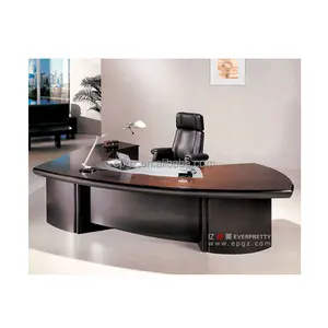 Luxury modern wooden boss office table design, Office table executive ceo desk