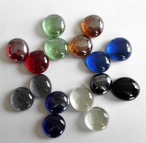 Ciottolo Ciottolo e Tipo di Ghiaia e Pietra Artificiale Materiale colorato trasparente di vetro ciottoli dalla Cina