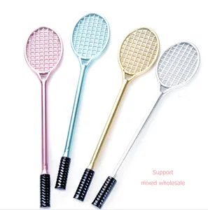 Gemengde Groothandel Goedkope Grid Badminton Racket Pen Student Leuke Gel Pen 100 Gel Pennen