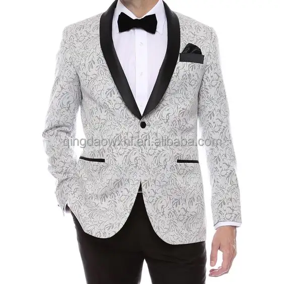 customized men tuxedo blazer evening wear dinner suit shawl lapel two button closure elegant look wedding dress