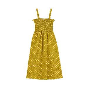 A-Line Summer Apparel Wholesale Women's Strap Polka Dots 1950s Vintage Swing Dress