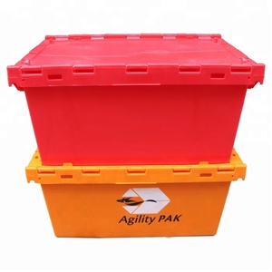 JOIN Meilleur prix sur les bacs de rangement 80 litres, conteneurs de rangement en plastique avec couvercles et poignées - Product Image 1