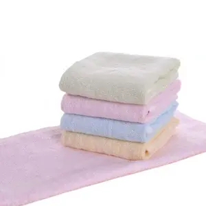 Toalha de algodão de bambu para bebês, lenço de pano para saliva, malha lisa 70% bambu, 30% algodão