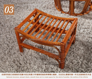 Silla Papasan de Ratán Súper Cómoda para Sala de Estar con Cojín - Product Image 5