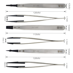 <span class=keywords><strong>ESD</strong></span> Ujung Serat Karbon <span class=keywords><strong>Anti</strong></span> Statis, Pinset Ujung Serat Karbon, Pinset <span class=keywords><strong>Anti</strong></span> Statis dan Baja Tahan Karat
