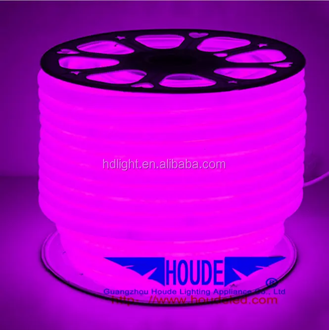 Tira de led neon, corda flexível à prova d' água 12v 24v 110v 220v smd2835 50m cada metro rolo 120 led cada metro várias cores