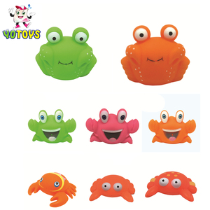 Figet 10pcs Mini Plastik Meeres tier Spielzeug Weiche Baby Badewanne Spielzeug Set für Kinder Badezimmer Jouet - Product Image 3