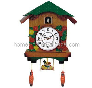 orologio di parete cuculo orologio di plastica con uccellino uscito - Product Image 2