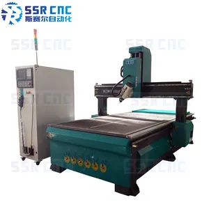 Router CNC 4 Sumbu dengan SSR-1325R Poros Berputar 180W