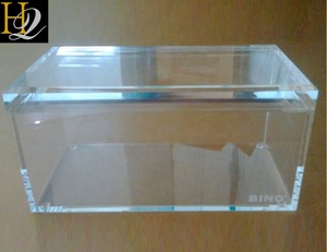 High Quality Customized Size <strong>clear</strong> Acrylic <strong>Display</strong> Storage <strong>Box</strong> with Hinged Lid - Product Image 2