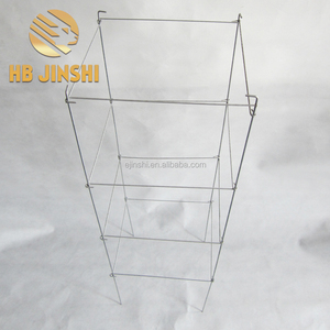 Jaula Cuadrada Plegable Galvanizada de 4 Paneles para Tomates, Torre de Soporte para Plantas - Product Image 4