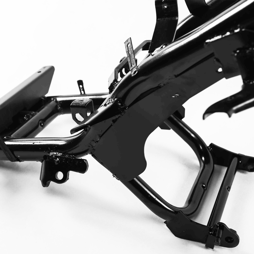 China Zhejiang Taizhou Manufacturer 150cc 50cc Electric Gas Scooter Motorcycle Body Frame for BWSI