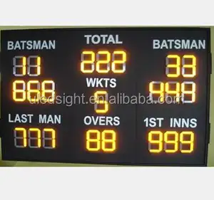 Outdoor LED Scoreboards electronic digital cricket scoreboard