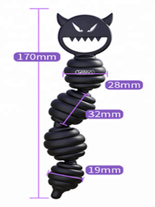 Unisexe Petit Diable Perles <span class=keywords><strong>Anal</strong></span> <span class=keywords><strong>Plug</strong></span> <span class=keywords><strong>Anal</strong></span> Boulon Sex Toys Anus Expansion Vagin Massage - Product Image 6