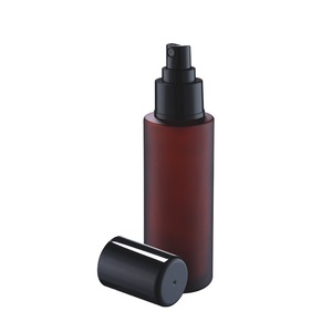 Envase <span class=keywords><strong>de</strong></span> cosméticos para el cuidado <span class=keywords><strong>de</strong></span> la piel, botella <span class=keywords><strong>de</strong></span> cristal <span class=keywords><strong>de</strong></span> hombro plano redondo rosa roja <span class=keywords><strong>de</strong></span> <span class=keywords><strong>100ml</strong></span> con tapa <span class=keywords><strong>de</strong></span> pulverizador - Product Image 3