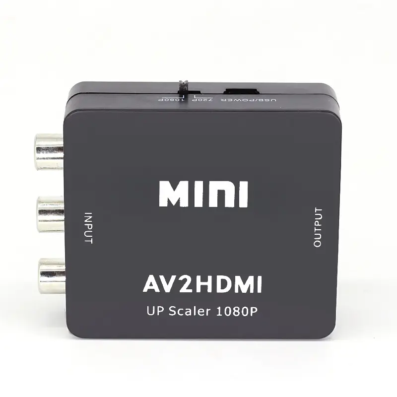 미니 AV hdmi 비디오 컨버터 박스 AV2HDMI RCA AV HDMI CVBS HDTV TV PS3 PS4 PC DVD Xbox 프로젝터