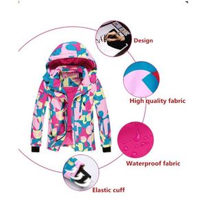 Imperméable à l'eau D'hiver Coloré Filles <span class=keywords><strong>Combinaison</strong></span> <span class=keywords><strong>de</strong></span> <span class=keywords><strong>Ski</strong></span> - Product Image 3