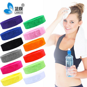 <span class=keywords><strong>Fashion</strong></span> Custom <span class=keywords><strong>Terry</strong></span> Baumwolle gestrickt Stirnband bestickt Stirnband - Product Image 3