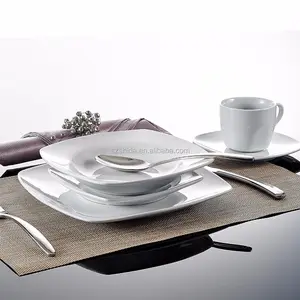 20pcs square porcelain germany dinner set /dinnerware sets for 4 person