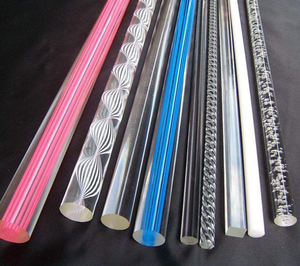 high quality plastic colored acrylic bar PMMA acrylic rod