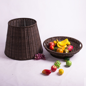 Huangtu Handmade Durable Fruit and <strong>Vegetable</strong> Supermarket Display <strong>Basket</strong> <strong>Stand</strong> - Product Image 4