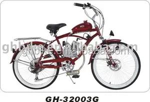 Guanhao 26inch adult gas motor beach cruiser bike