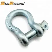 Shackle Omega U.S. Type Galvanized Carbon Steel Screw Pin Shackle Drop Forged Anchor Bow Omega 3/4 Shackle