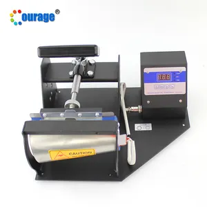 Custom 17oz cone vacuum water bottle heat press transfer printing machine