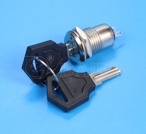 0.5A 250VAC 0.5A 24VDC 12 mét ON-OFF 2 vị trí 2 Pin Hàn termin Key kéo ra chìa khóa Hoạt động điện chuyển đổi chìa khóa - Product Image 5
