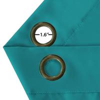 DaiRui gros mode décoratif lavable maison hôtel occultant rideau de fenêtre Turquoise rideau