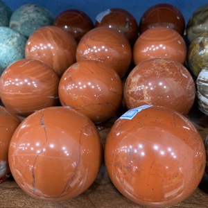 Esfera de <span class=keywords><strong>Jaspe</strong></span> <span class=keywords><strong>Rojo</strong></span> Natural al por Mayor, Modelo para Decoración de Bodas y Sanación - Product Image 6