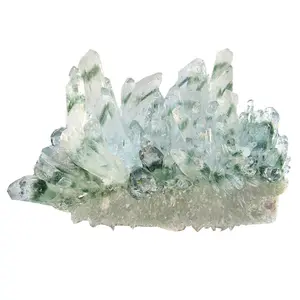 Sell Home Decoration Natural Green Phantom Quartz Healing Crystal Cluster