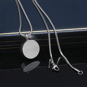 Bijoux de crémation <span class=keywords><strong>Yin</strong></span> et Yang, collier en acier inoxydable 316L, urnes à cendres, souvenir, pendentif avec empreintes de pattes de chat - Product Image 6