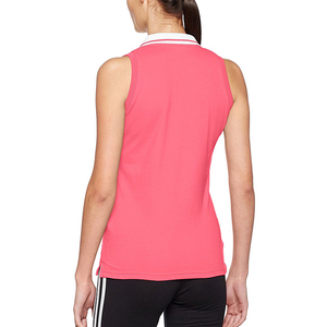 Polos sin mangas para <span class=keywords><strong>mujer</strong></span> con cuello en V personalizados en <span class=keywords><strong>blanco</strong></span> importado de China a la última moda - Product Image 2