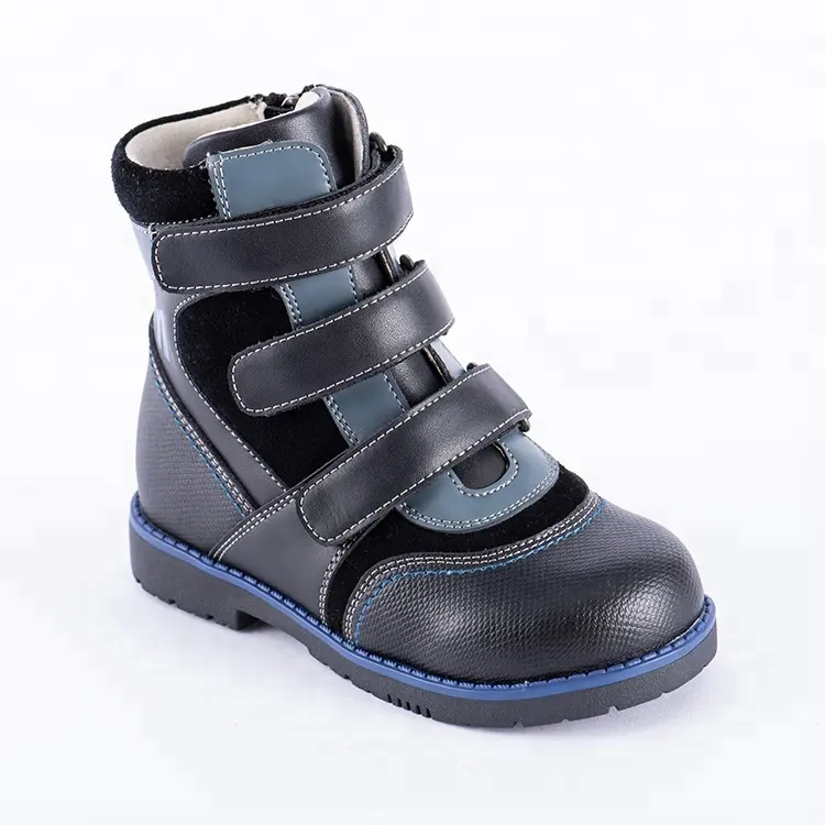 Factory supply ankle boots good quality leather boots for children