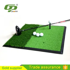Proveedor China Alibaba hierba artificial de goma al aire libre indoor golf putting green práctica
