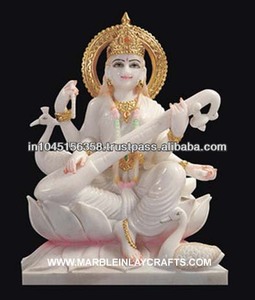 Estatua de Saraswati en Mármol - Product Image 1
