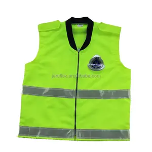 Hi-Vis Lime Safety Bomber Jacket Without Quilted Lining Large Green