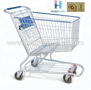 <span class=keywords><strong>Carrefour</strong></span> de carrito de compras de cuatro <span class=keywords><strong>ruedas</strong></span> de carro de compras carro - Product Image 2