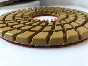 9001-2000ダイヤモンド樹脂研磨パッド80mm/90mm花崗岩石またはコンクリート床緩衝パッドOEMカスタマイズ可能
