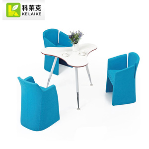 Bonne qualité salle de Réunion moderne ronde café table de négociation - Product Image 4