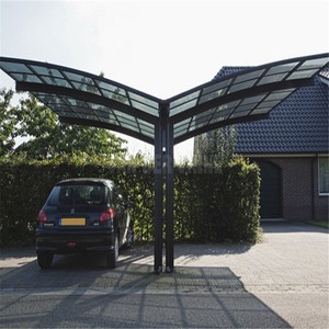 Fournisseur d'usine Hangmei, abri de voiture en aluminium pour le soleil, pour le parc, de haute qualité, facile à monter soi-même, élégant, en aluminium/PC solide, abri de voiture pour la maison - Product Image 6