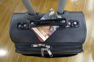 <span class=keywords><strong>Grande</strong></span> capacità morbida pu <span class=keywords><strong>viaggio</strong></span> bagagli ruote trolley 2 pz <span class=keywords><strong>valigia</strong></span> con ruotato maniglie borsa da <span class=keywords><strong>viaggio</strong></span> - Product Image 4