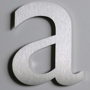 Brushed and Polished Stainless Steel <strong>Brass</strong> Metal <strong>Letters</strong>, <strong>Brass</strong> Metal Numbers - Product Image 3