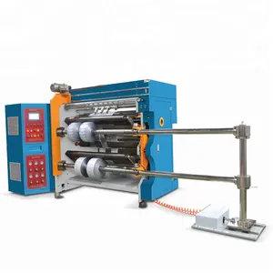 Maoyuan Full Automatic High Speed Bopp/pvc/pe/laminated/stretch Film Cloth Slitting Machine Automatic Tension Control 300m/min Tech Mac