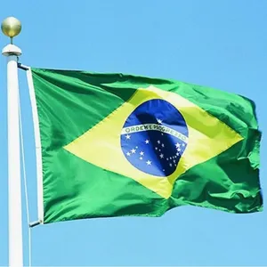 RTS ready to ship promotion flag of brazil to print