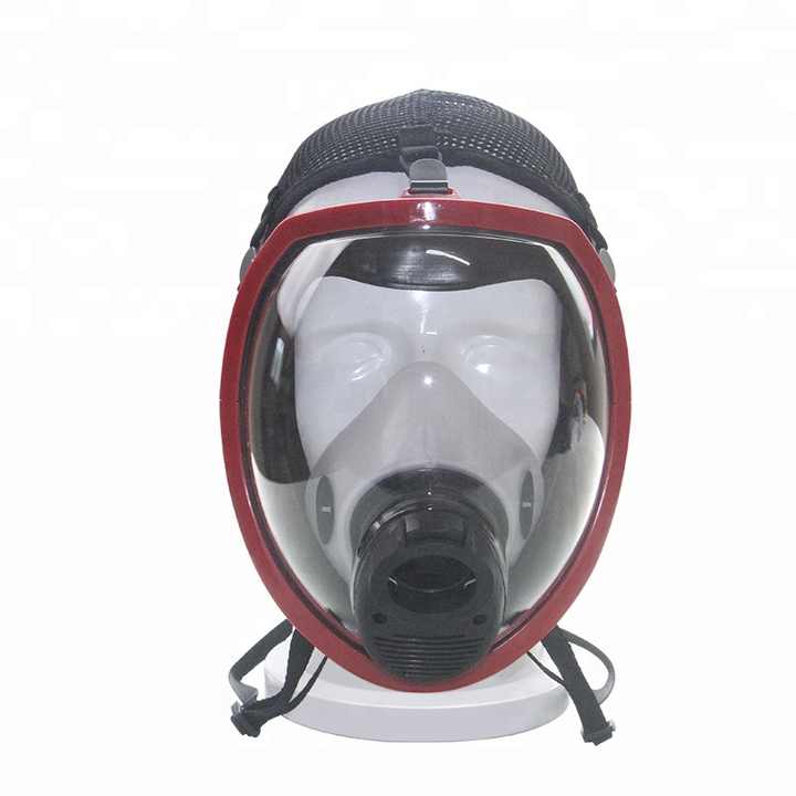 OEM Silicone Firefighting Safety Spherical full face SCBA mask